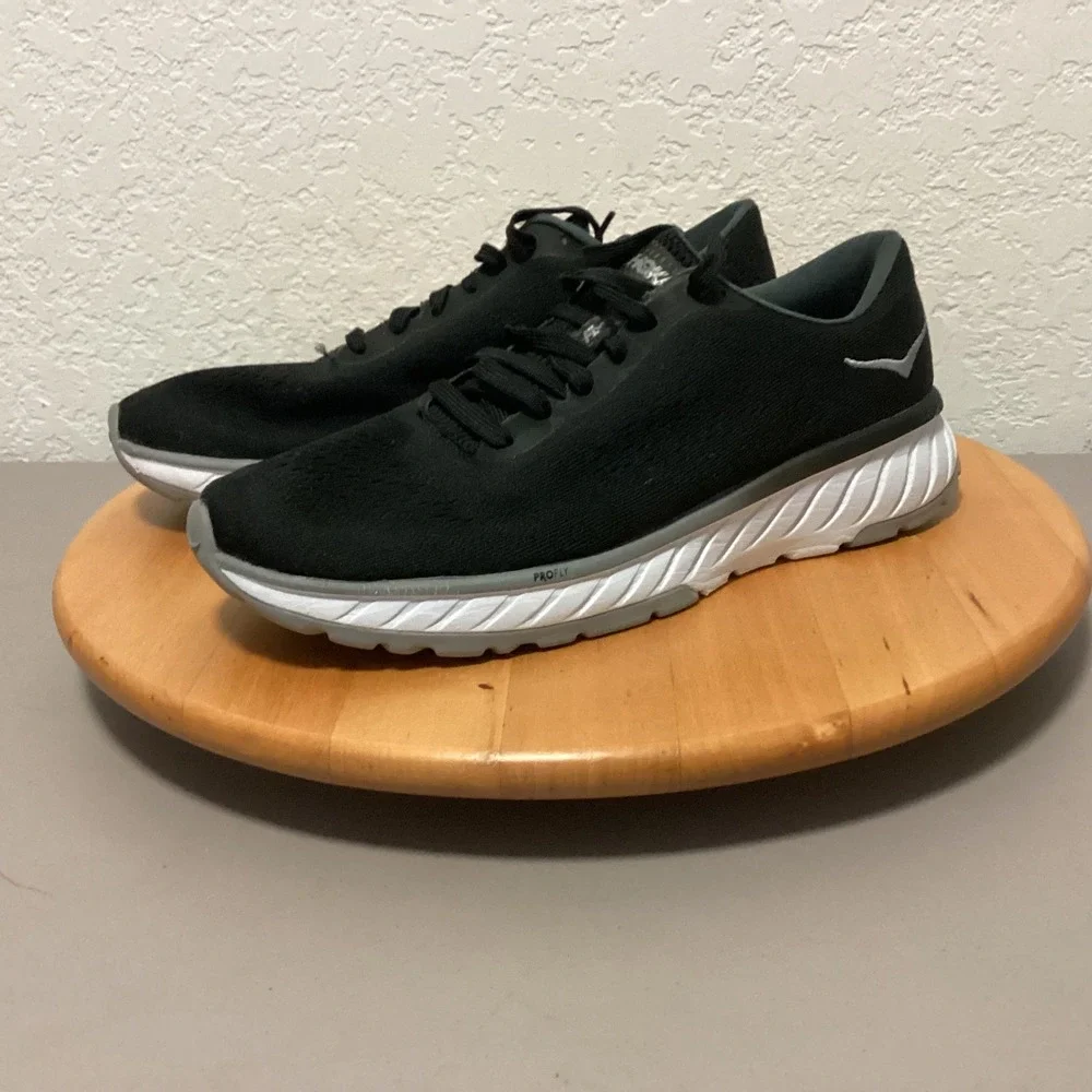 Hoka One One Cavu 2 Women's Black White Lightweight Running Shoes Size 9 PROFLY‎